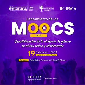 Afiche de Lanzamiento de los MOOCS